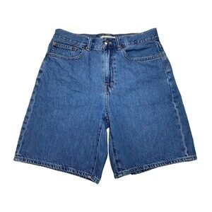 Madewell Womens 26 x 8 The 1997 Denim Bermuda Shorts Blue All Cotton Jean Shorts